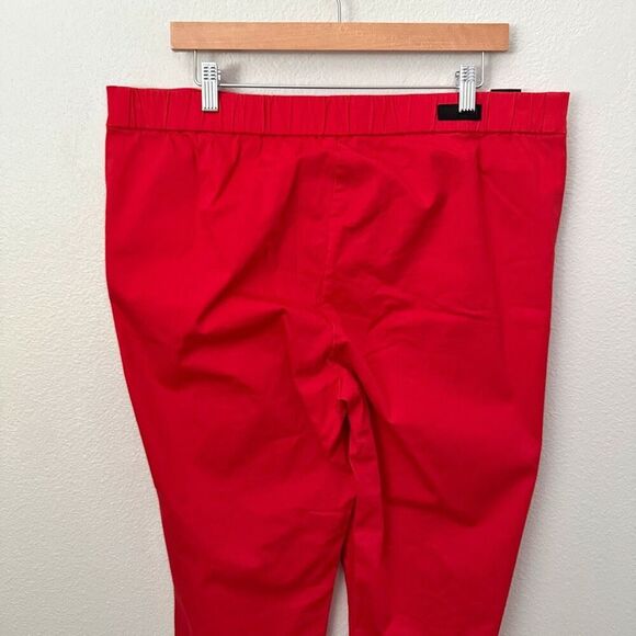 KUT FROM THE KLOTH | Tapered Trouser Cropped Cherry Red Ankle Pull On Pants | 16 - Picture 5 of 9
